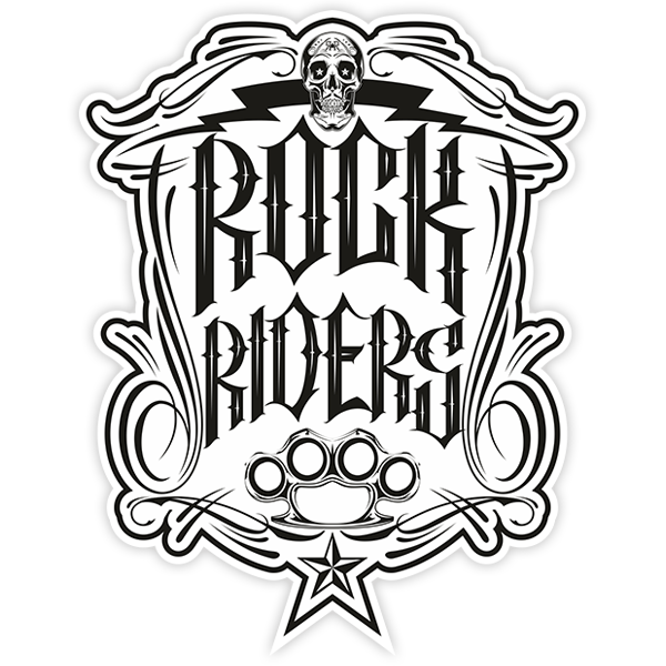 Adesivi per Auto e Moto: Rock Riders