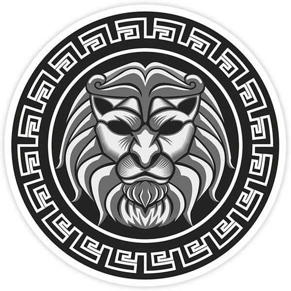 Adesivi per Auto e Moto: Emblema del Leone di Nemea