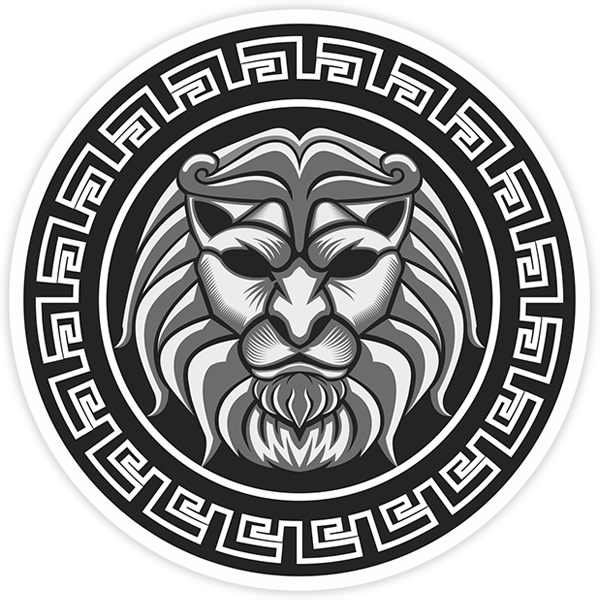 Adesivi per Auto e Moto: Emblema del Leone di Nemea