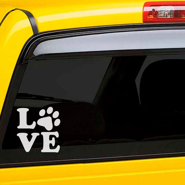 Adesivi per Auto e Moto: Amore per il Cane