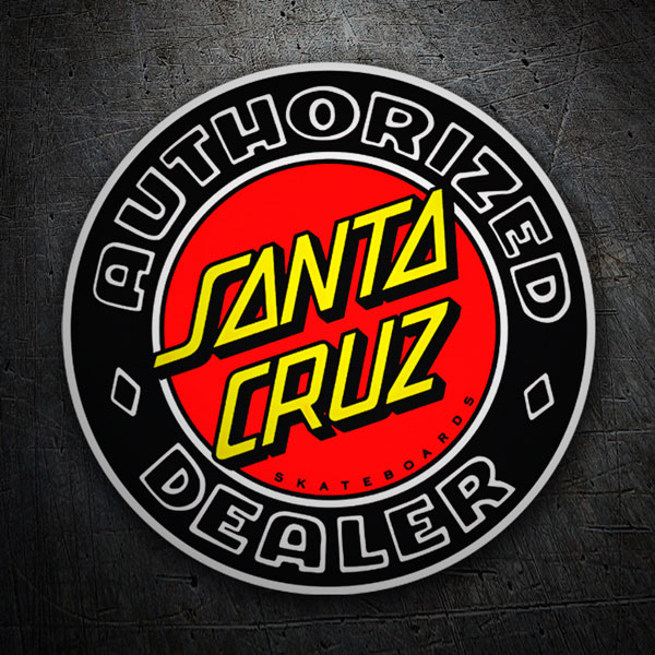 Adesivi per Auto e Moto: Santa Cruz Authorized Dealer 1