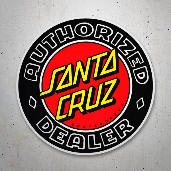 Adesivi per Auto e Moto: Santa Cruz Authorized Dealer