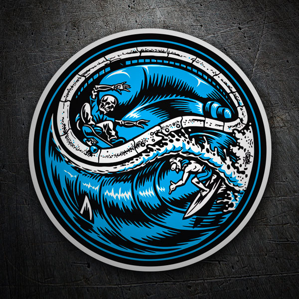 Adesivi per Auto e Moto: Santa Cruz Surf