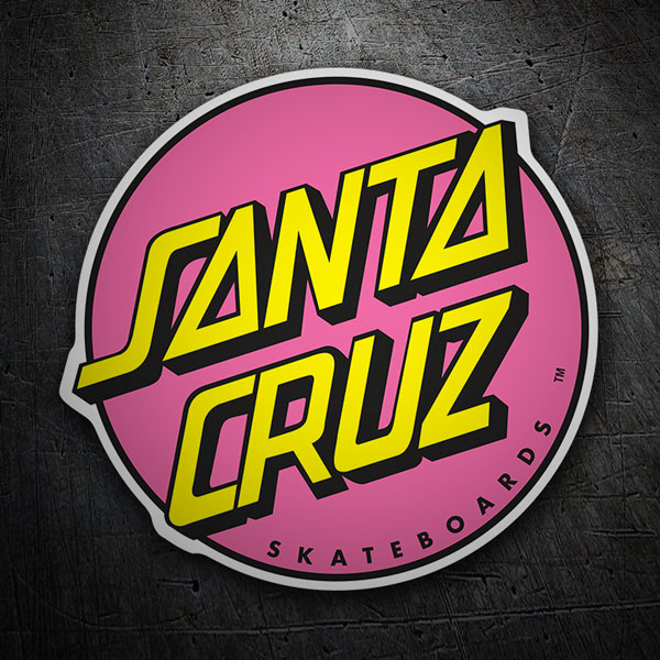Adesivi per Auto e Moto: Santa Cruz Rosa