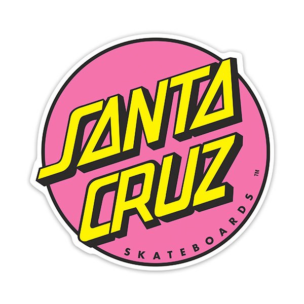 Adesivi per Auto e Moto: Santa Cruz Rosa