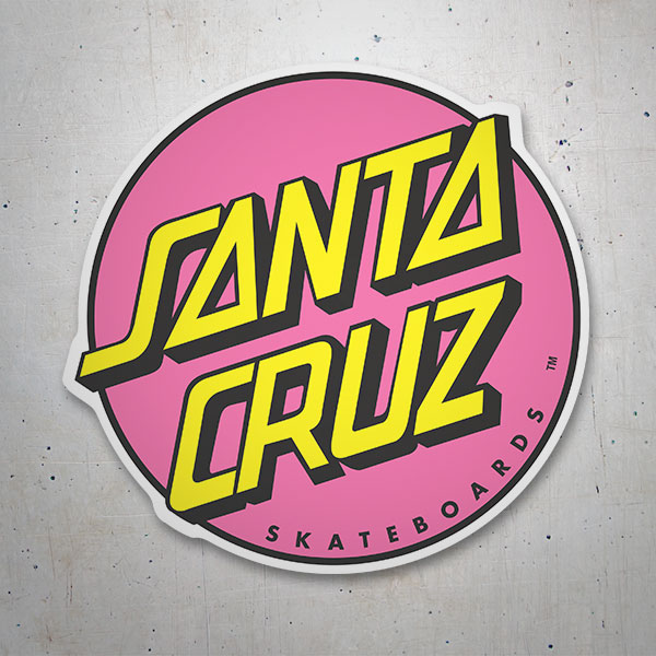 Adesivi per Auto e Moto: Santa Cruz Rosa