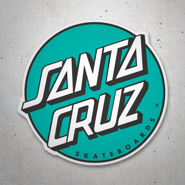 Adesivi per Auto e Moto: Santa Cruz Verde Menta