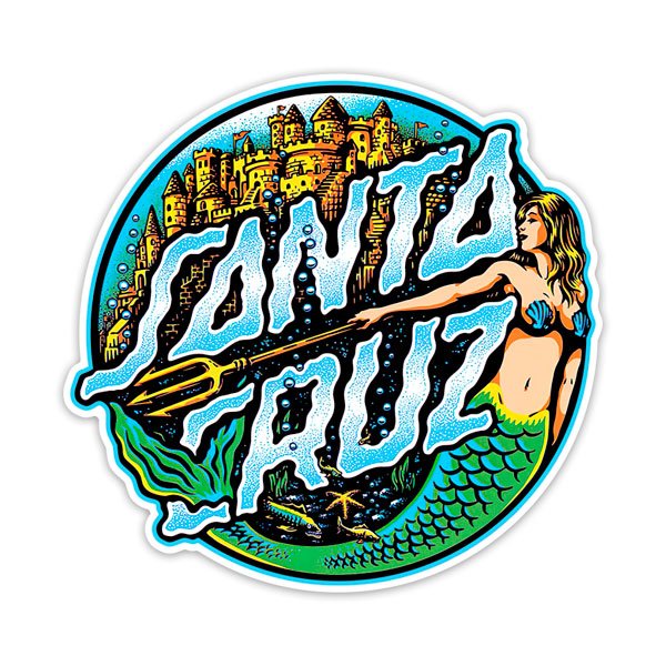 Adesivi per Auto e Moto: Santa Cruz Sirena