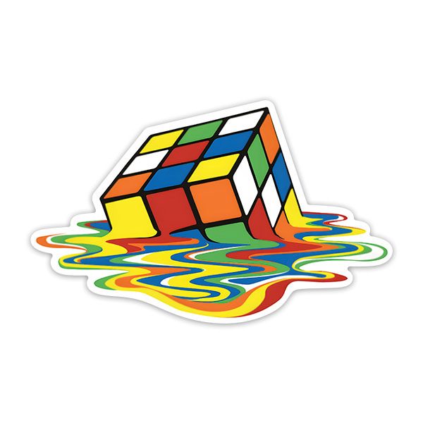 Adesivi per Auto e Moto: Cubo di Rubik