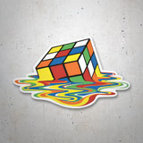 Adesivi per Auto e Moto: Cubo di Rubik 3