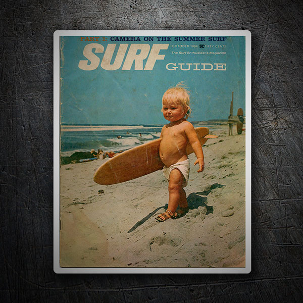 Adesivi per Auto e Moto: Surf Guide 1