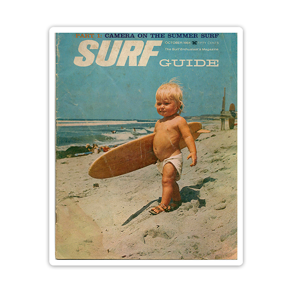 Adesivi per Auto e Moto: Surf Guide