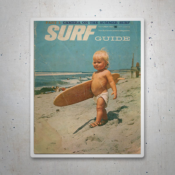 Adesivi per Auto e Moto: Surf Guide