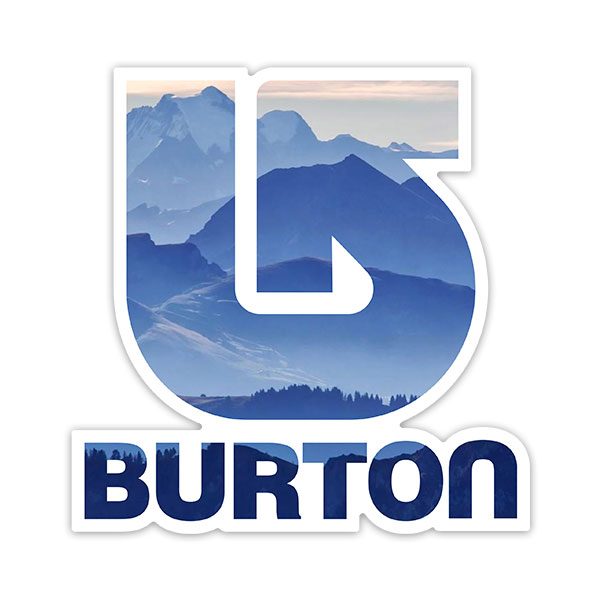 Adesivi per Auto e Moto: Burton Montagne