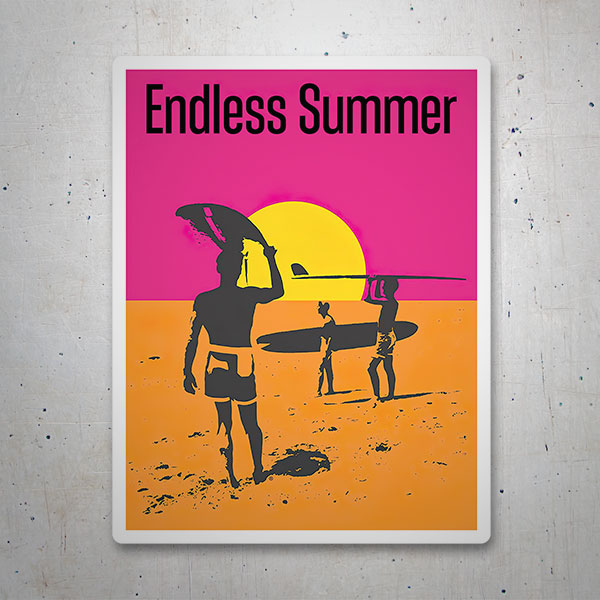 Adesivi per Auto e Moto: Surf Endless Summer