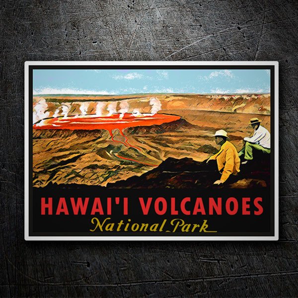 Adesivi per Auto e Moto: Hawai Volcanoes
