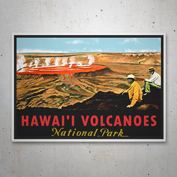 Adesivi per Auto e Moto: Hawai Volcanoes