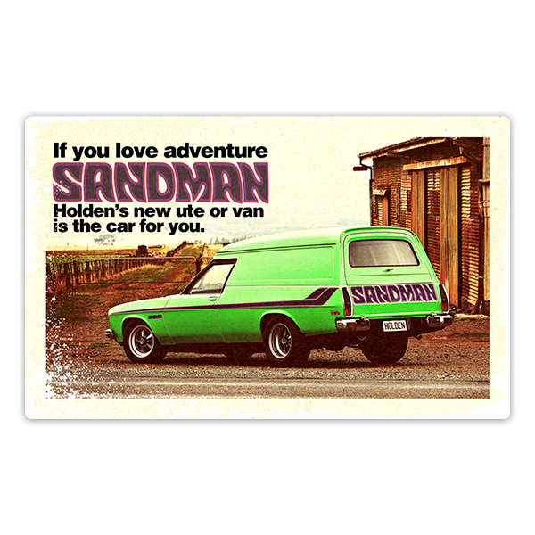 Adesivi per Auto e Moto: Surf Sandman