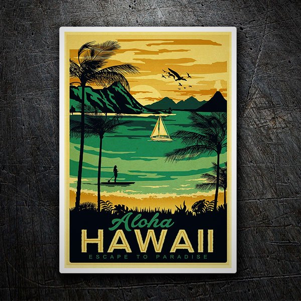 Adesivi per Auto e Moto: Aloha Hawaii 1