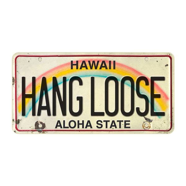 Adesivi per Auto e Moto: Hang Loose Aloha State