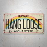 Adesivi per Auto e Moto: Hang Loose Aloha State 3