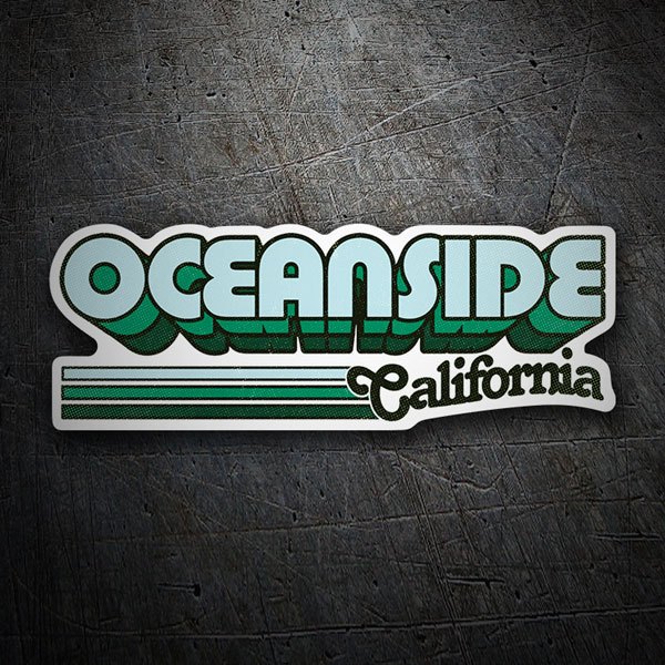 Adesivi per Auto e Moto: Oceanside California 1