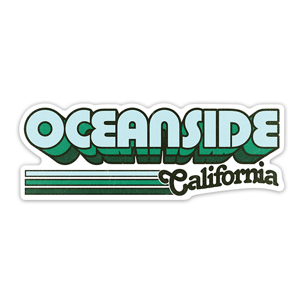Adesivi per Auto e Moto: Oceanside California 0