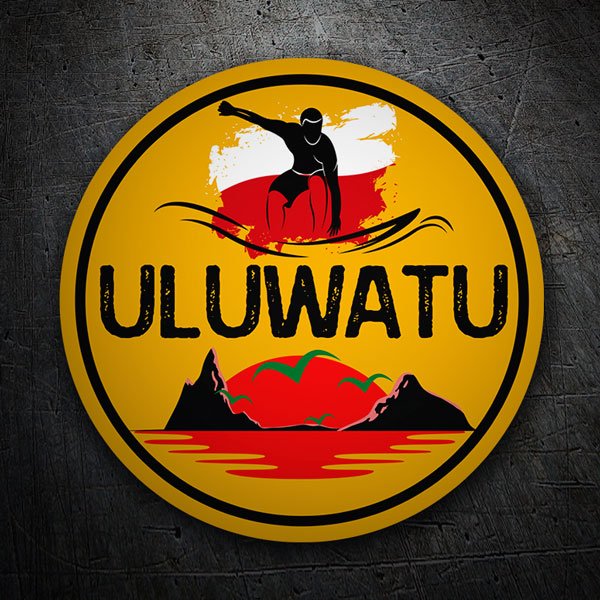Adesivi per Auto e Moto: Uluwatu Surf 1