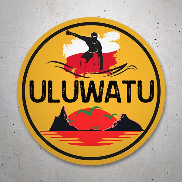 Adesivi per Auto e Moto: Uluwatu Surf