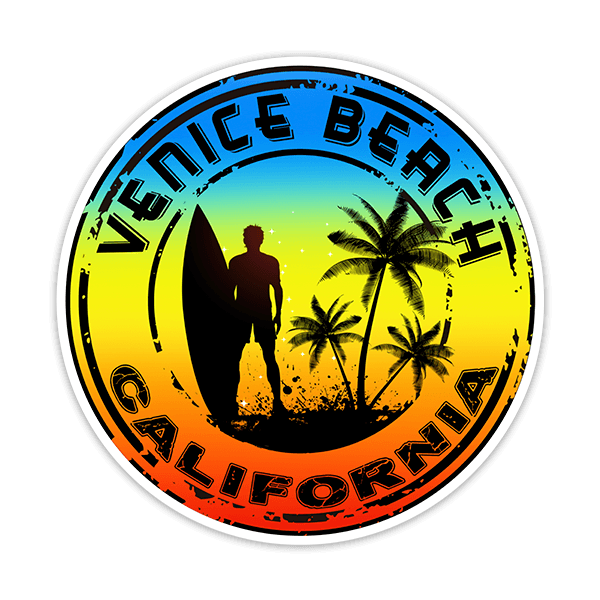 Adesivi per Auto e Moto: Venice Beach California