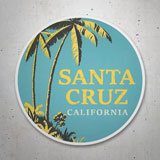 Adesivi per Auto e Moto: Palme di Santa Cruz California 3