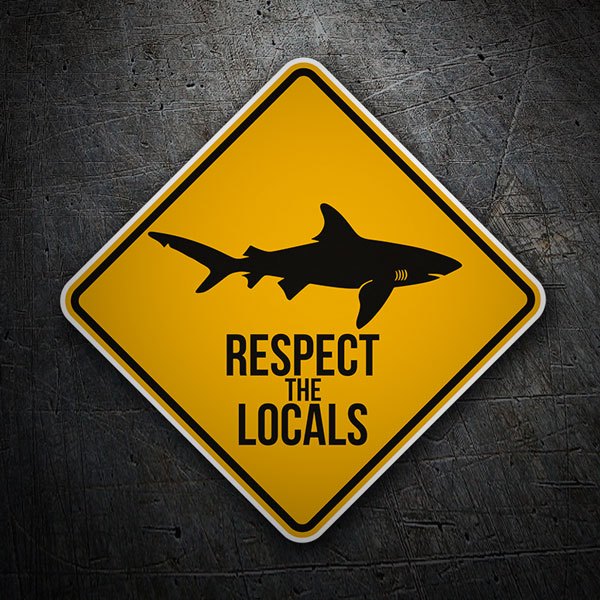 Adesivi per Auto e Moto: Respect the Locals
