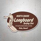 Adesivi per Auto e Moto: North Shore Longboard Hawaii 3