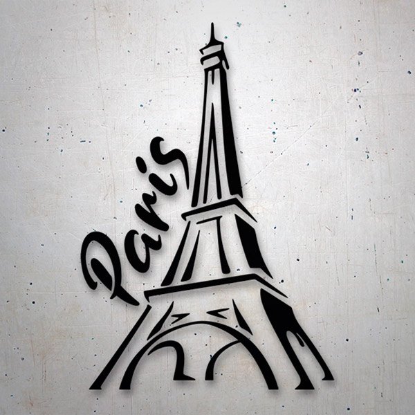 Adesivi per Auto e Moto: Parigi Torre Eiffel