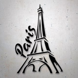 Adesivi per Auto e Moto: Parigi Torre Eiffel 2