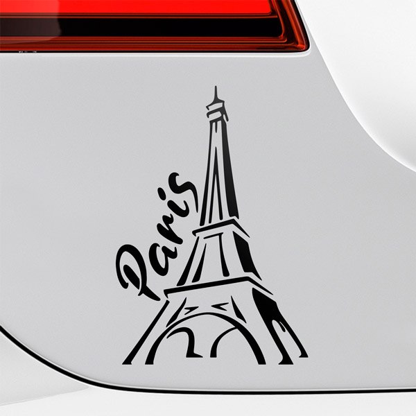 Adesivi per Auto e Moto: Parigi Torre Eiffel