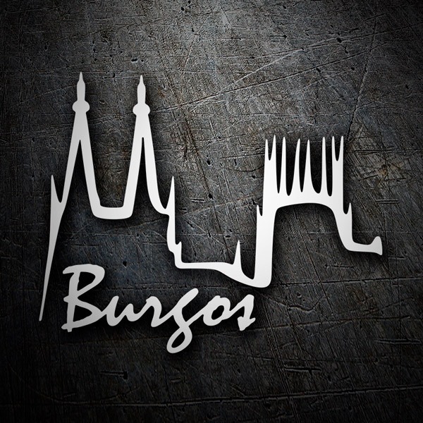 Adesivi per Auto e Moto: Cattedrale di Burgos 0