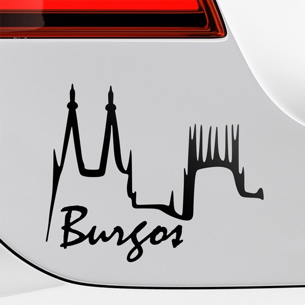 Adesivi per Auto e Moto: Cattedrale di Burgos