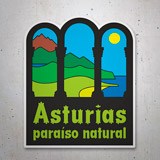 Adesivi per Auto e Moto: Asturien, Naturparadies 3