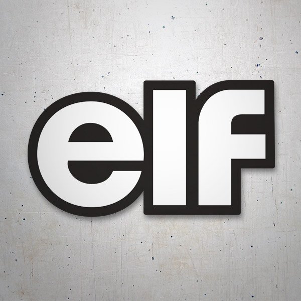 Adesivi per Auto e Moto: Olio Elf