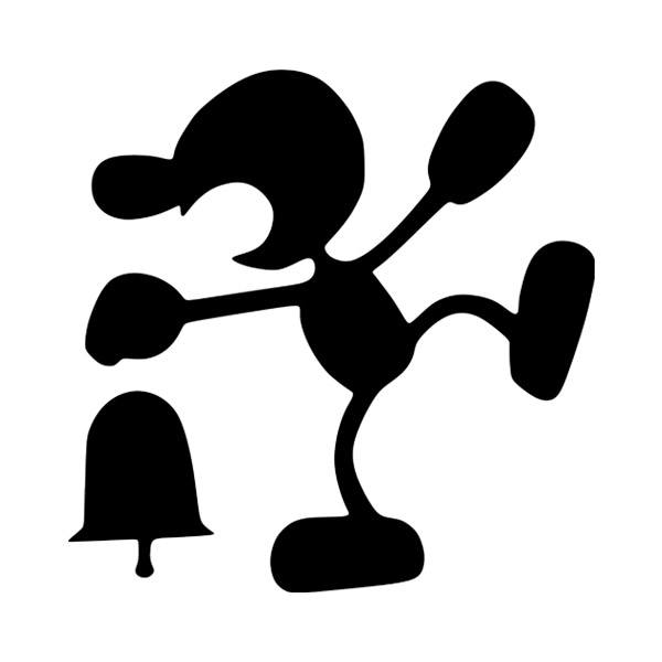 Adesivi per Auto e Moto: Mr Game and Watch