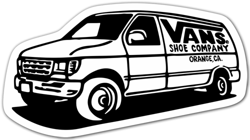Adesivo Vans Van | StickersMurali.com