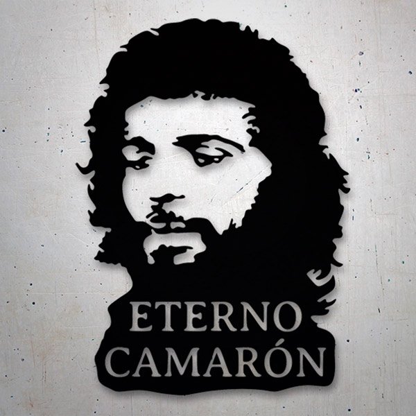 Adesivi per Auto e Moto: Eterno Camarón, in spagnolo