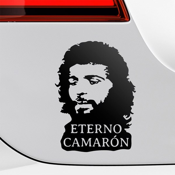 Adesivi per Auto e Moto: Eterno Camarón, in spagnolo