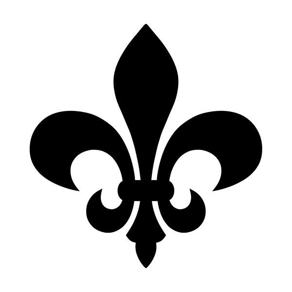 Adesivi per Auto e Moto: Emblema Fleur de Lis
