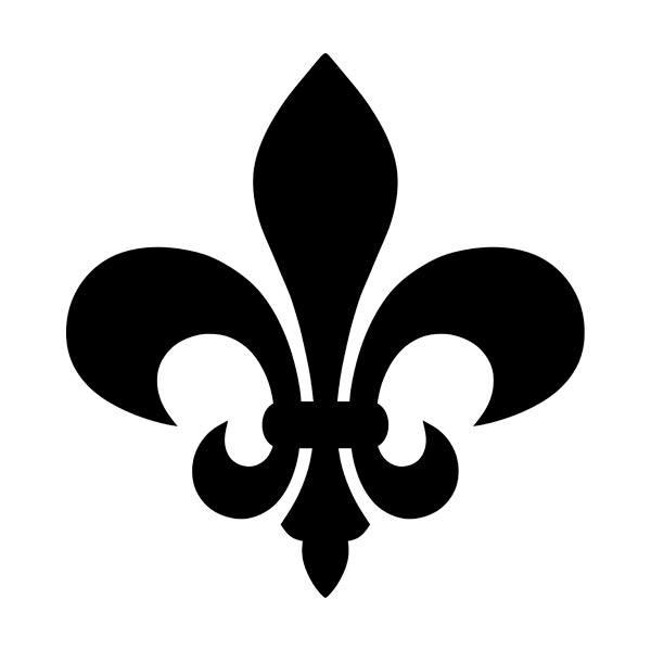 Adesivi per Auto e Moto: Emblema Fleur de Lis