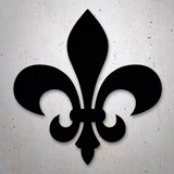 Adesivi per Auto e Moto: Emblema Fleur de Lis 2