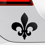 Adesivi per Auto e Moto: Emblema Fleur de Lis 3