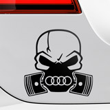 Adesivi per Auto e Moto: Teschio Audi 2