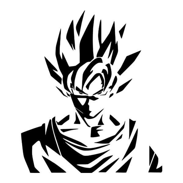 Adesivi per Bambini: Dragon Ball Son Goku ombre